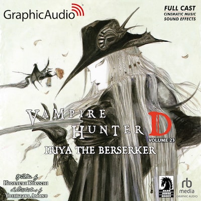 Iriya The Berserker [Dramatized Adaptation] – omslag til lydbogen af Hideyuki Kikuchi, Yoshitaka Amano
