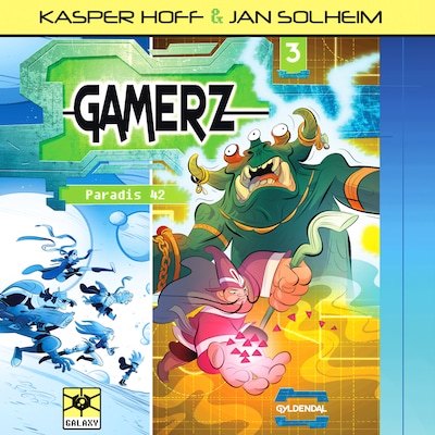 Gamerz 3 - Paradis 42 – omslag til lydbogen af Kasper Hoff
