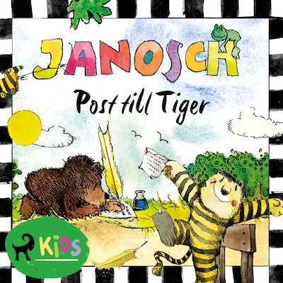 Post till Tiger – omslag till ljudboken av Janosch