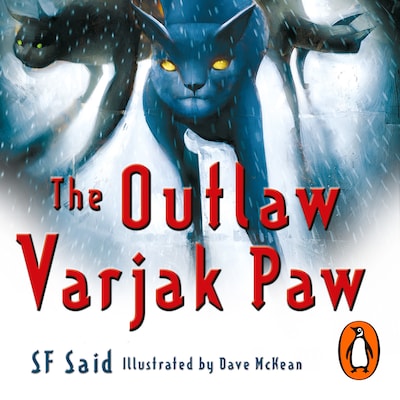 The Outlaw Varjak Paw – omslag til lydbogen af SF Said