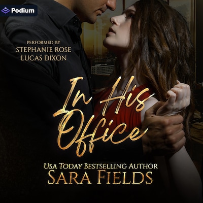 In His Office – omslag til lydbogen af Sara Fields