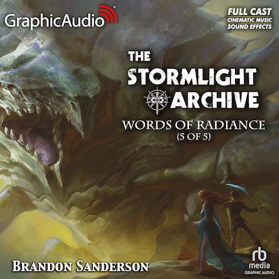 Words of Radiance (5 of 5) [Dramatized Adaptation] – omslag til lydbogen af Brandon Sanderson