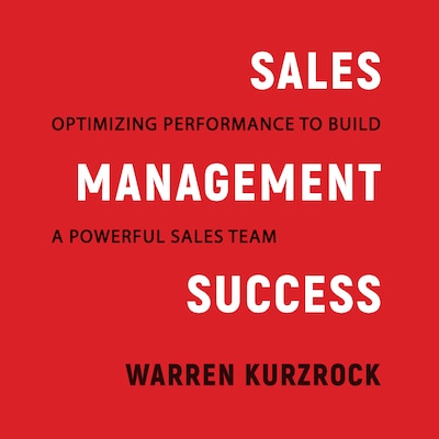 Sales Management Success – omslag til lydbogen af Warren Kurzrock