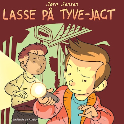 Lasse på tyve-jagt – omslag til lydbogen af Jørn Jensen