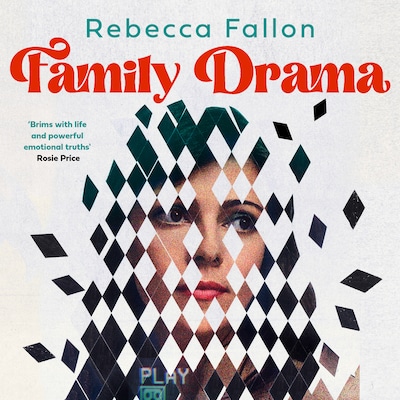 Family Drama – omslag til lydbogen af Rebecca Fallon