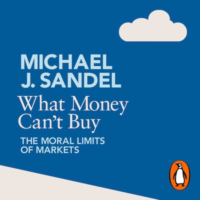 What Money Can't Buy – omslag til lydbogen af Michael J. Sandel