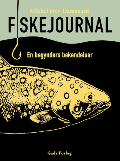 Fiskejournal – omslag til lydbogen af Mikkel Frey Damgaard
