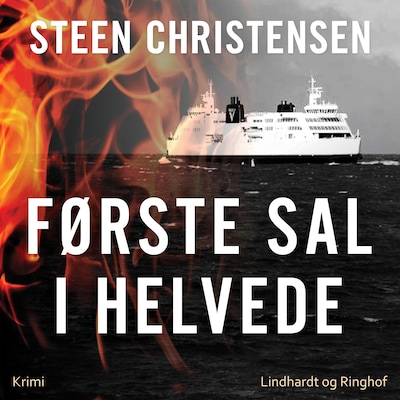 Første sal i helvede – omslag til lydbogen af Steen Christensen
