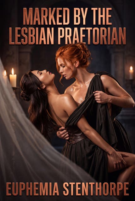 Marked by the Lesbian Praetorian: A Rough Sapphic Roman Claiming Romance – omslag til lydbogen af Euphemia Stenthorpe