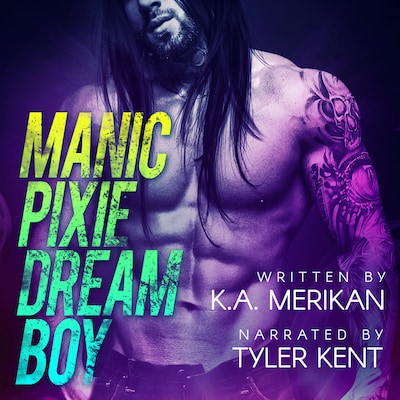 Manic Pixie Dream Boy – omslag til lydbogen af K.A. Merikan