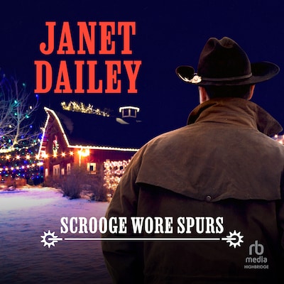 Scrooge Wore Spurs – omslag til lydbogen af Janet Dailey