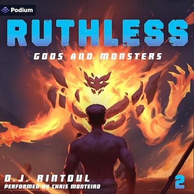 Gods and Monsters: An Apocalypse LitRPG – omslag til lydbogen af D. J. Rintoul