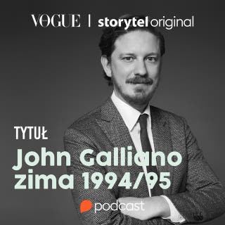 Depesza Niedenthala. John Galliano. Zima 1994/95 – okładka audiobooka, autor Filip Niedenthal