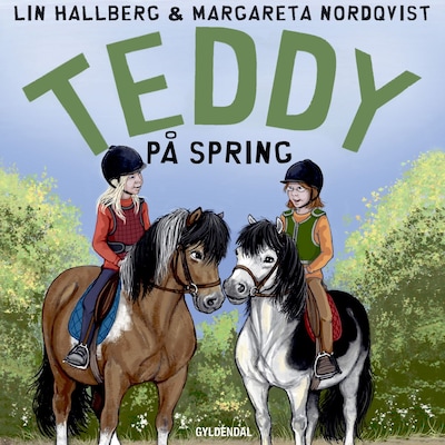 Teddy 9 - Teddy på spring – omslag til lydbogen af Lin Hallberg
