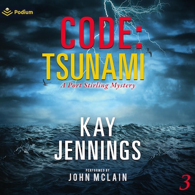 Code: Tsunami – omslag til lydbogen af Kay Jennings