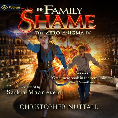 The Family Shame – omslag til lydbogen af Christopher G. Nuttall