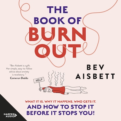 The Book of Burnout – omslag til lydbogen af Bev Aisbett