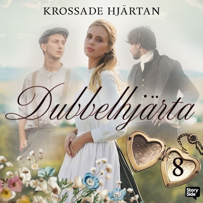 Krossade hjärtan – omslag till ljudboken av Stina Dale