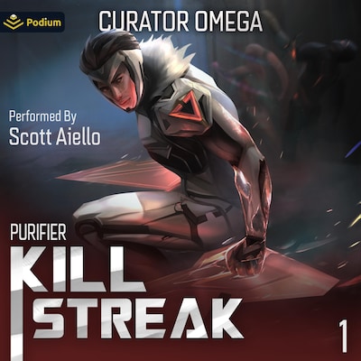 Kill Streak: A Sci-Fi LitRPG – omslag til lydbogen af Curator Omega