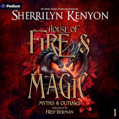 House of Fire and Magic – omslag til lydbogen af Sherrilyn Kenyon