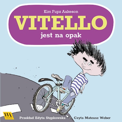 Vitello jest na opak – okładka audiobooka, autor Kim Fupz Aakeson