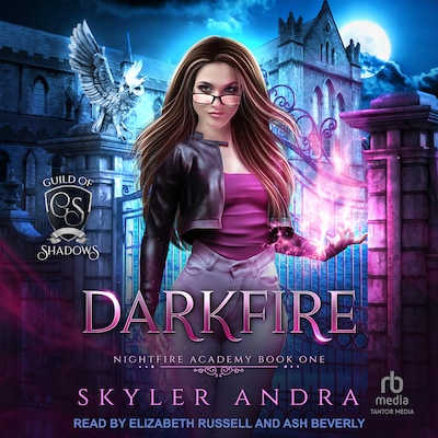 Darkfire – omslag til lydbogen af Skyler Andra