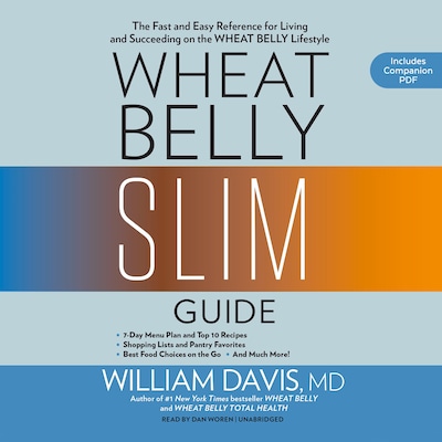 Wheat Belly Slim Guide – omslag til lydbogen af William Davis