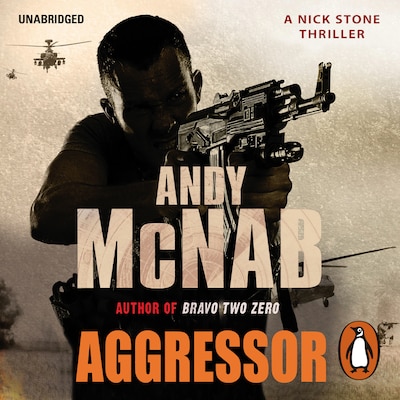 Aggressor – omslag til lydbogen af Andy McNab
