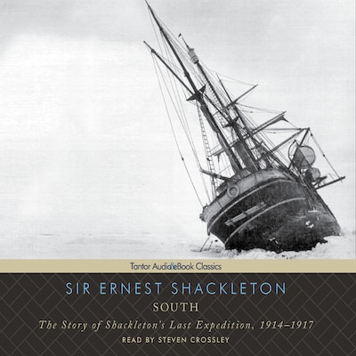 South – omslag til lydbogen af Sir Ernest Shackleton