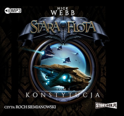Stara flota. Tom 1. Konstytucja. – okładka audiobooka, autor Nick Webb
