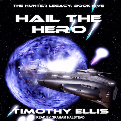 Hail the Hero – omslag til lydbogen af Timothy Ellis