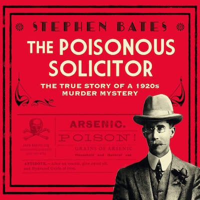 The Poisonous Solicitor – omslag til lydbogen af Stephen Bates