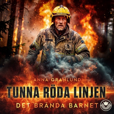 Det brända barnet – omslag till ljudboken av Anna Granlund