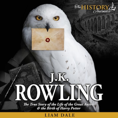 J.K. Rowling: The True Story of the Life of the Great Author and the Birth of Harry Potter – omslag til lydbogen af Liam Dale
