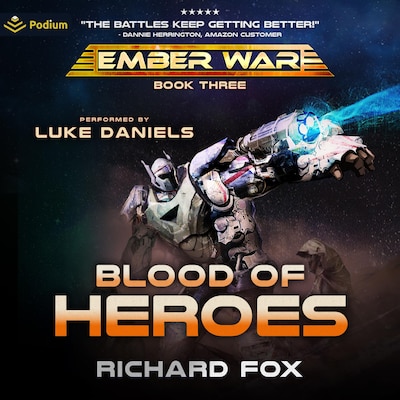 Blood of Heroes – omslag til lydbogen af Richard Fox