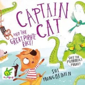 Captain Cat and the Great Pirate Race – okładka audiobooka, autor Sue Mongredien