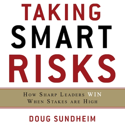 Taking Smart Risks – omslag til lydbogen af Doug Sundheim