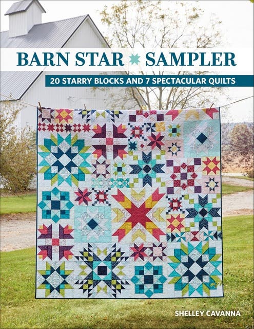 Barn Star Sampler: 20 Starry Blocks and 7 Spectacular Quilts – omslag til lydbogen af Shelley Cavanna