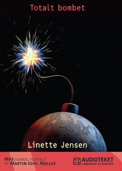Totalt bombet – omslag til lydbogen af Linette Jensen