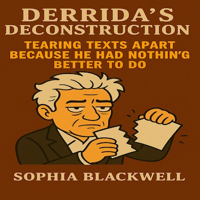 Derrida's Deconstruction – omslag til lydbogen af Sophia Blackwell