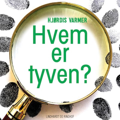Hvem er tyven? – omslag til lydbogen af Hjørdis Varmer