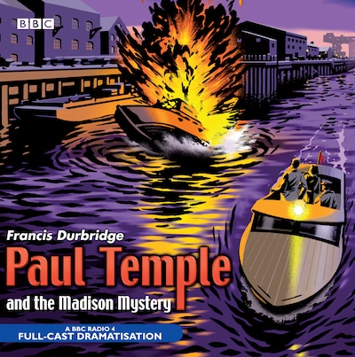 Paul Temple And The Madison Mystery – omslag til lydbogen af Francis Durbridge