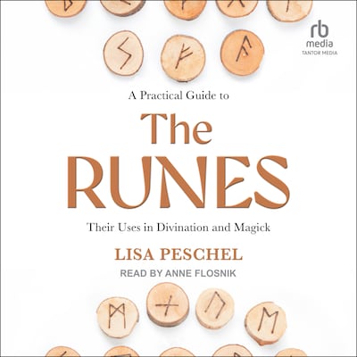 A Practical Guide to the Runes – omslag til lydbogen af Lisa Peschel