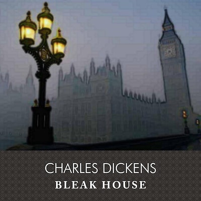 Bleak House, with eBook – omslag til lydbogen af Charles Dickens