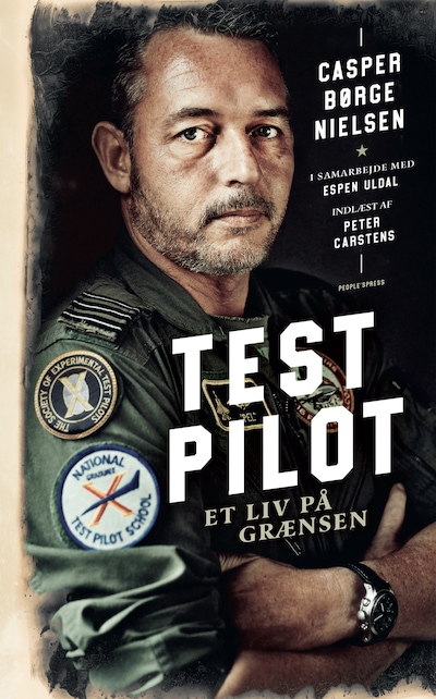 Testpilot – omslag til lydbogen af Casper Børge Nielsen, Espen Uldal