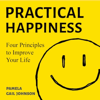 Practical Happiness – omslag til lydbogen af Pamela Gail Johnson