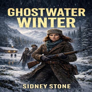 Ghostwater Winter: A Classic Western – omslag till ljudboken av Sidney Stone