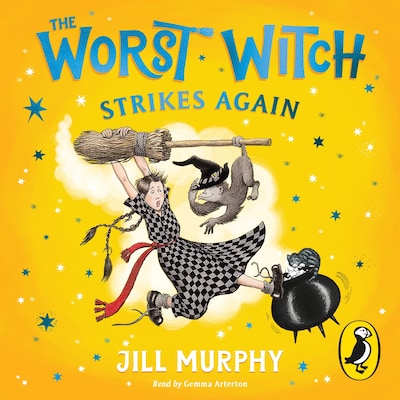 The Worst Witch Strikes Again – omslag til lydbogen af Jill Murphy