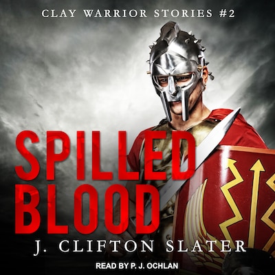 Spilled Blood – omslag til lydbogen af J. Clifton Slater