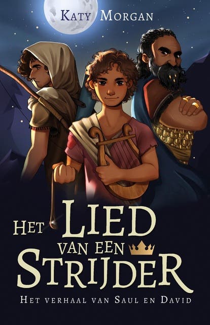 Het lied van een strijder: Het verhaal van Saul en David – omslag van het luisterboek van Katy Morgan
